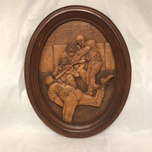 Baseball Kim Murray Collectible Wood Carving "Sport Edition" with COA